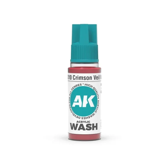 Crimson Veil Wash 18ml - AK Interactive AK19310 Crimson Veil Wash 18ml - AK Interactive AK19310