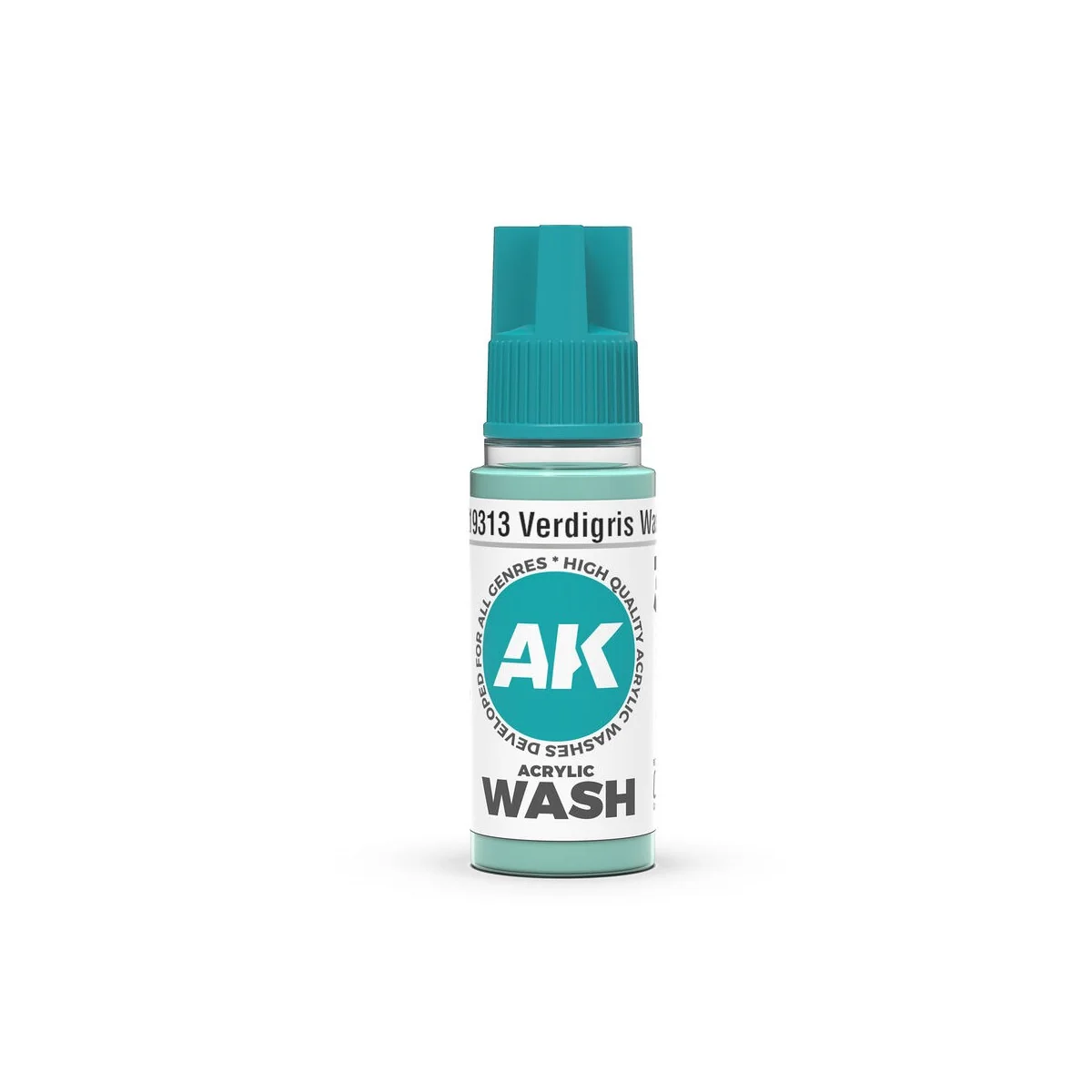 Verdigris Wash 18ml - AK Interactive AK19313 Verdigris Wash 18ml - AK Interactive AK19313