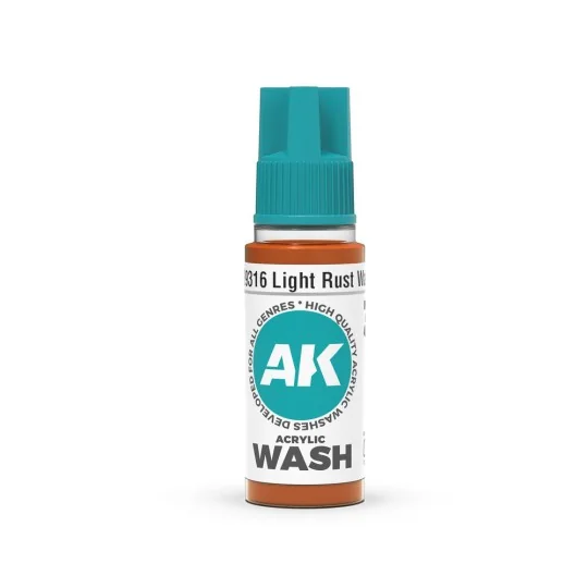 Light Rust Wash 18ml - AK Interactive AK19316 Light Rust Wash 18ml - AK Interactive AK19316