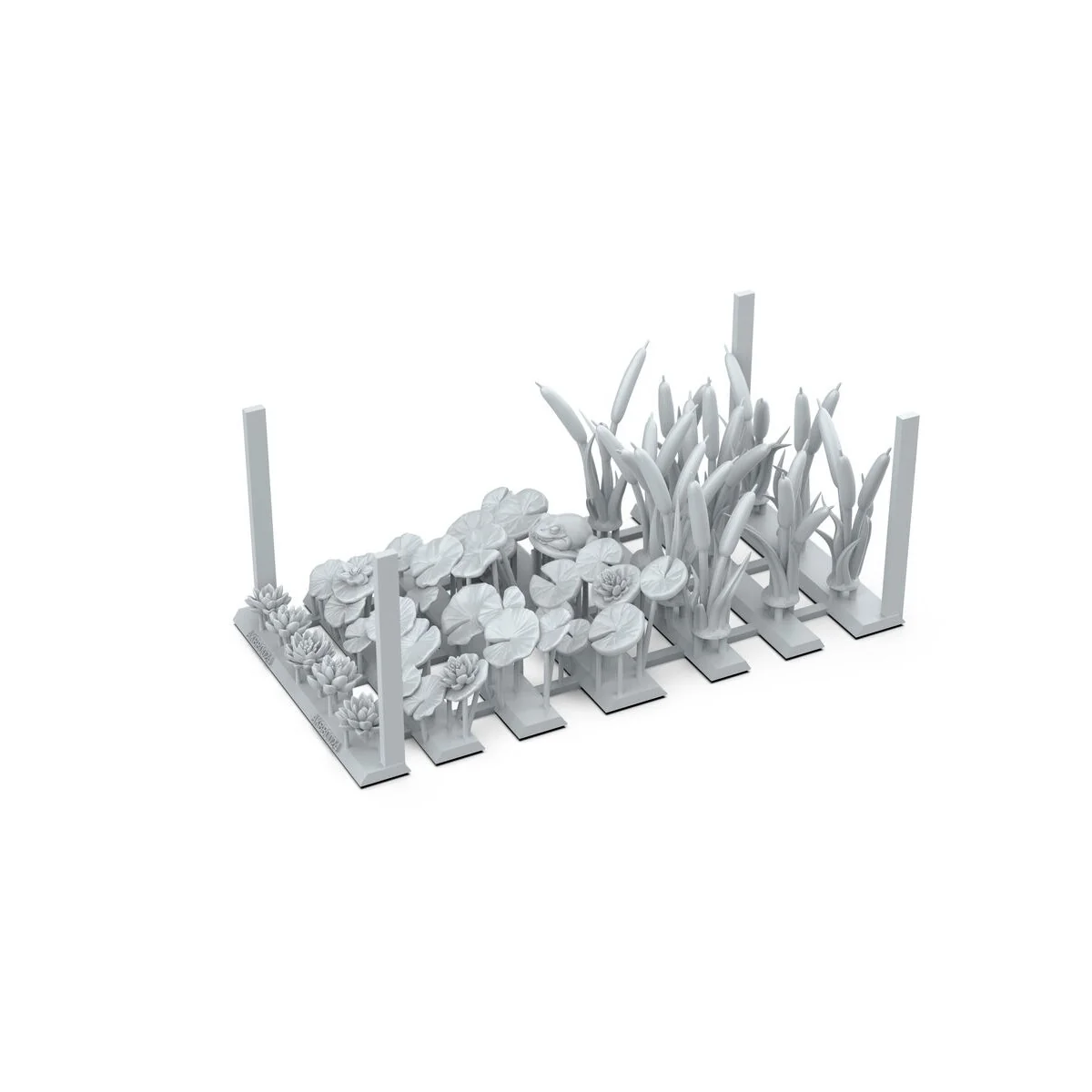 WATER LILIES & CATTAILS - AK Interactive AKBIT0024 WATER LILIES & CATTAILS - AK Interactive AKBIT0024