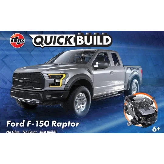 QUICKBUILD Ford F-150 Raptor - Grey - Airfix J6053