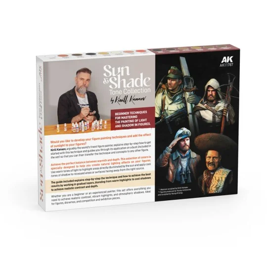 SUN & SHADE TONE COLLECTION BY KIRILL KANAEV - AK Interactive AK11787 SUN & SHADE TONE COLLECTION BY KIRILL KANAEV - AK Interactive AK11787
