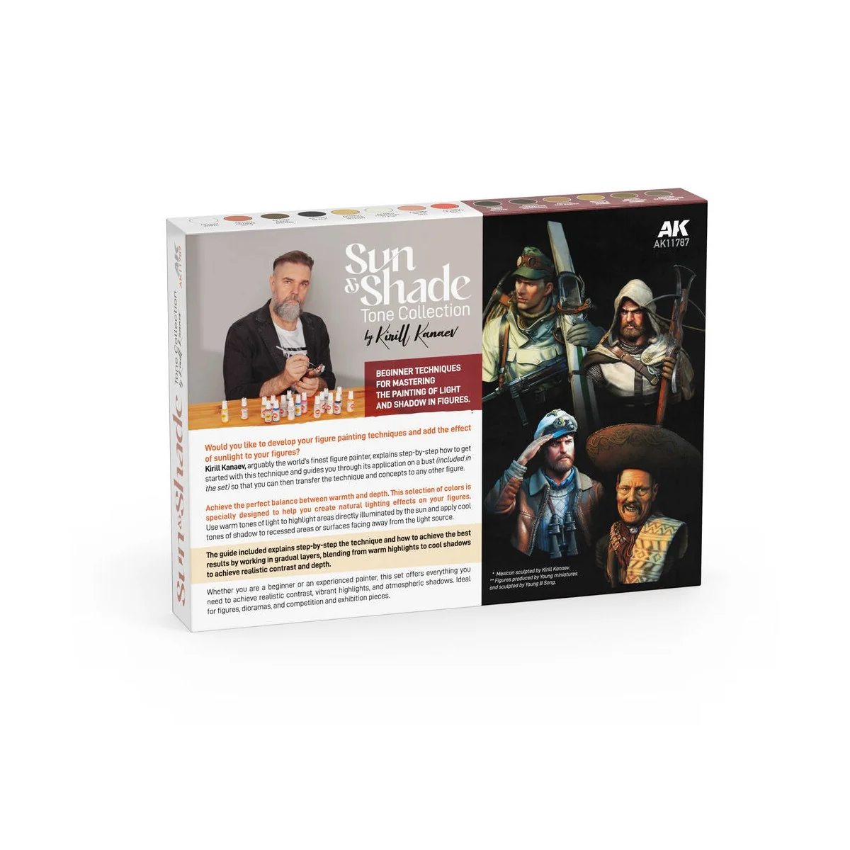 SUN & SHADE TONE COLLECTION BY KIRILL KANAEV - AK Interactive AK11787 SUN & SHADE TONE COLLECTION BY KIRILL KANAEV - AK Interactive AK11787