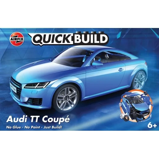 QUICKBUILD Audi TT Coupe - Blue - Airfix J6054