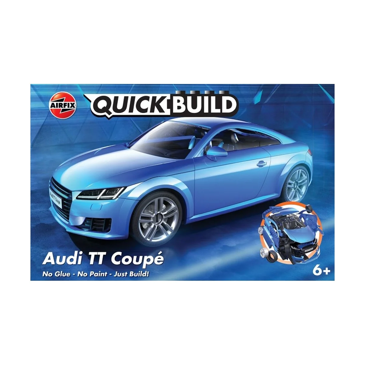 QUICKBUILD Audi TT Coupe - Blue - Airfix J6054