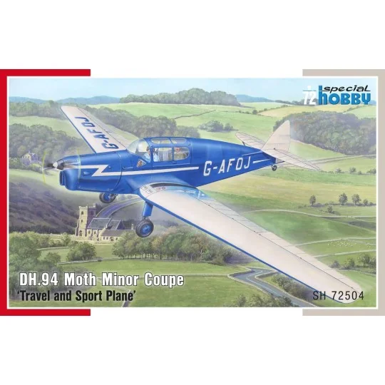 DH.94 Moth Minor Coupe 'Travel and Sport Plane', 1/72 - Special Hob... DH.94 Moth Minor Coupe 'Travel and Sport Plane', 1/72 - Special Hob...