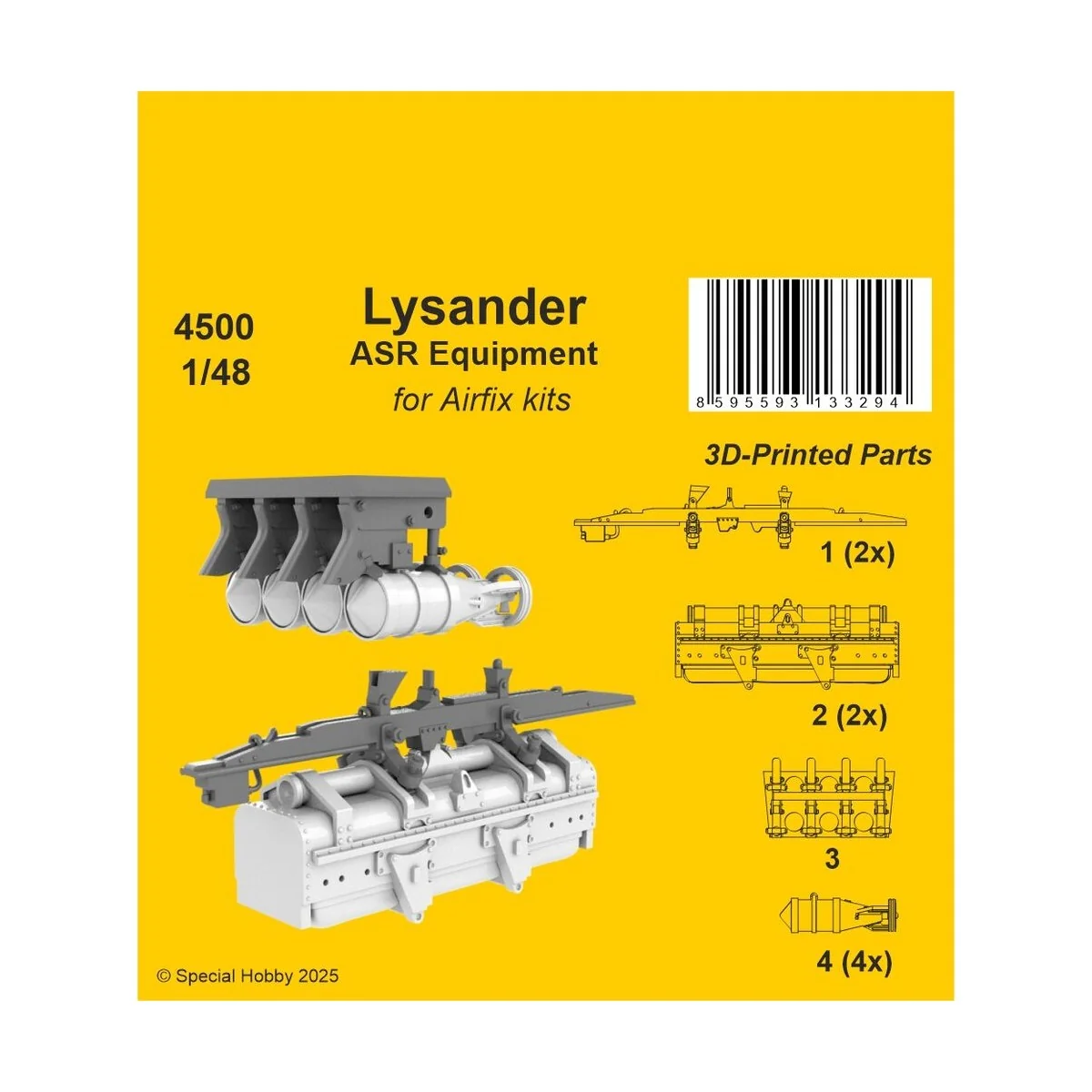 Lysander ASR Equipment for Airfix, 1/48 - CMK 129-4500 Lysander ASR Equipment for Airfix, 1/48 - CMK 129-4500