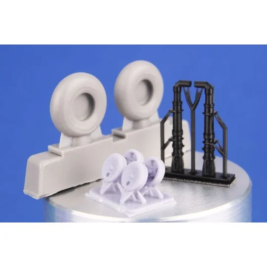 Fairey Barracuda Wheels for Special Hobby, 1/72 - CMK 129-7531 Fairey Barracuda Wheels for Special Hobby, 1/72 - CMK 129-7531