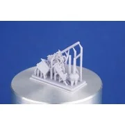 M5A1 Turret Machine Gun Mount and Gun Barrels, 1/48 - CMK 129-P48035