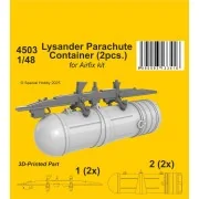 Lysander Parachute Container for Airfix, 1/48 - CMK 129-4503