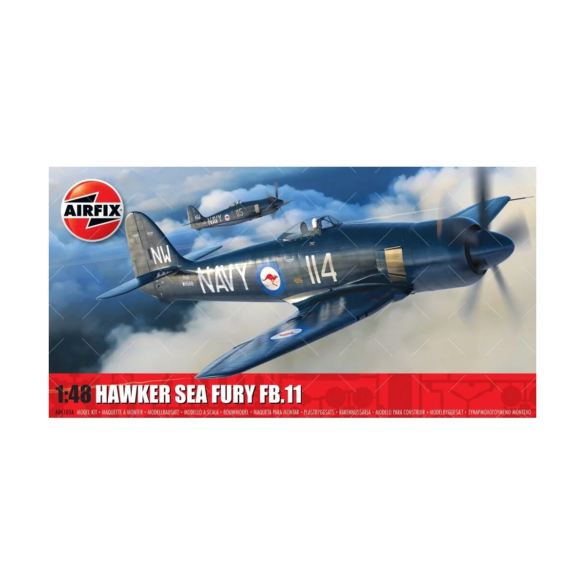 Hawker Sea Fury FB.II - Airfix A06105A