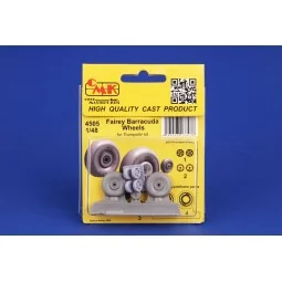 Fairey Barracuda Wheels for Trumpeter, 1/48 - CMK 129-4505