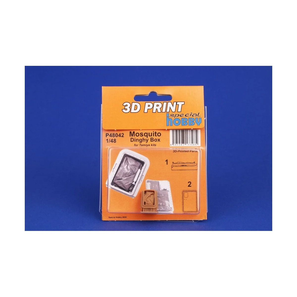 Mosquito Dinghy Box for Tamiya, 1/48 - CMK 129-P48042 Mosquito Dinghy Box for Tamiya, 1/48 - CMK 129-P48042