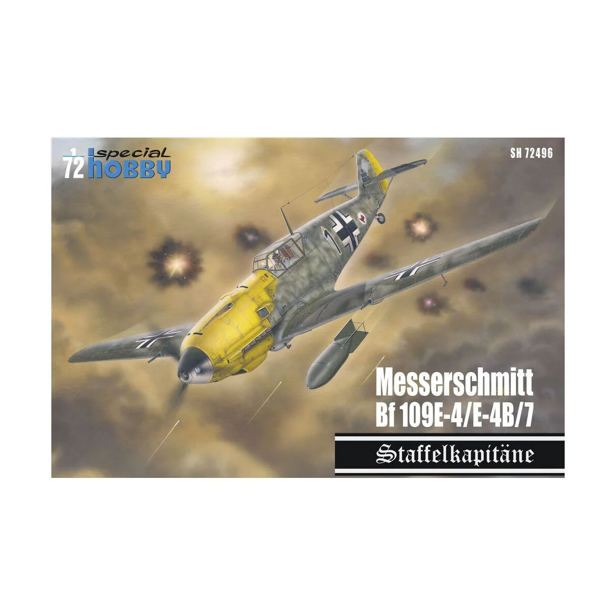 Messerschmitt Bf 109E-4/7 'Staffelkapitäne', 1/72 - Special Hobby 1...