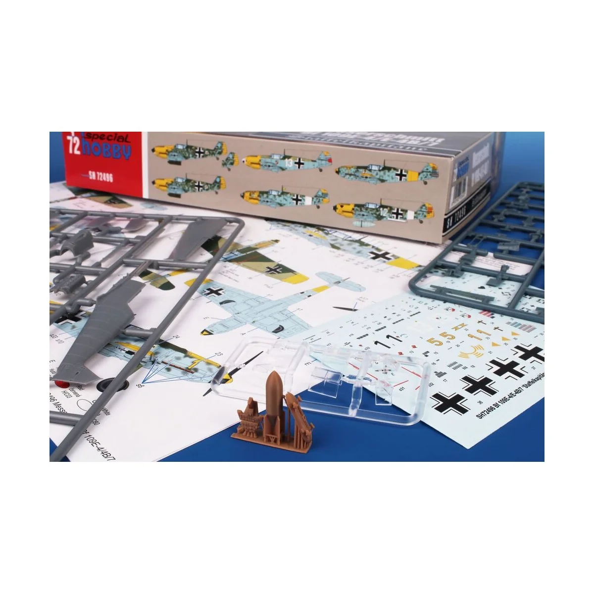 Messerschmitt Bf 109E-4/7 'Staffelkapitäne', 1/72 - Special Hobby 1...