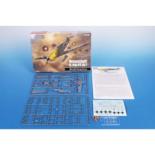 Messerschmitt Bf 109E-4/7 'Staffelkapitäne', 1/72 - Special Hobby 1...