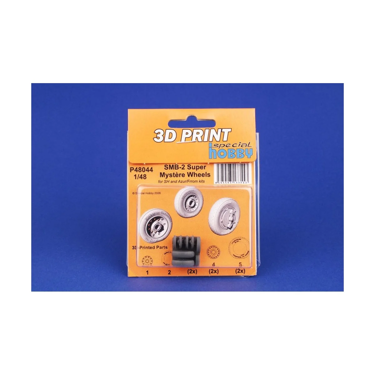 SMB-2 Super Mystère Wheels for Special Hobby and Azur/Frrom, 1/48 -...