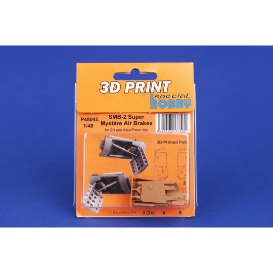 SMB-2 Super Mystère Air Brakes for Special Hobby and Azur/Frrom, 1/... SMB-2 Super Mystère Air Brakes for Special Hobby and Azur/Frrom, 1/...