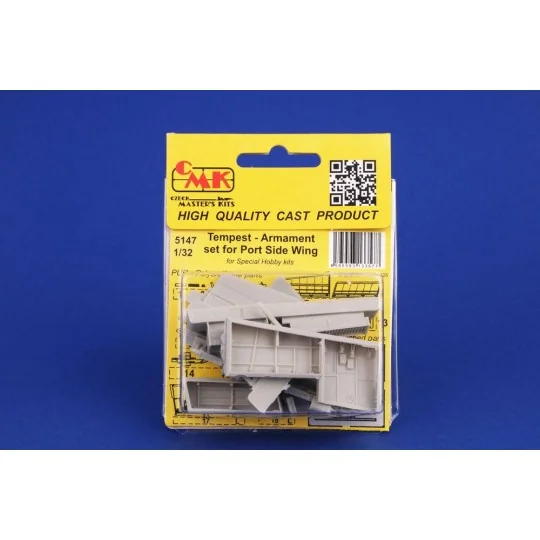 Tempest - Armament set for Port Side Wing for Special Hobby, 1/32 -... Tempest - Armament set for Port Side Wing for Special Hobby, 1/32 -...
