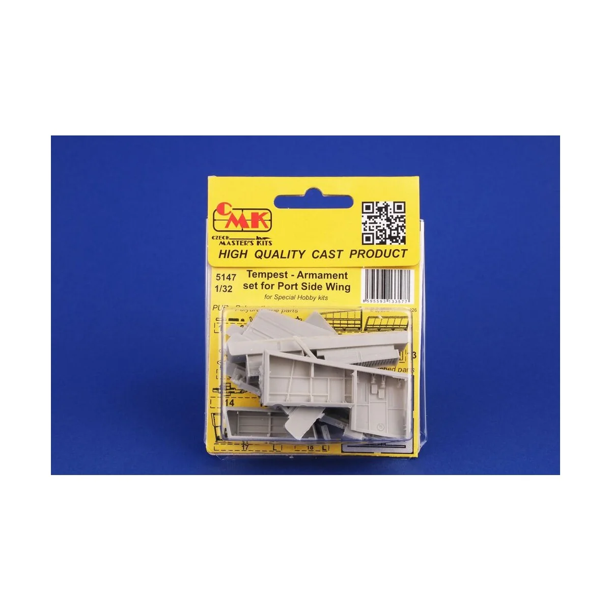 Tempest - Armament set for Port Side Wing for Special Hobby, 1/32 -... Tempest - Armament set for Port Side Wing for Special Hobby, 1/32 -...