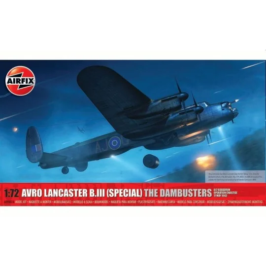 Avro Lancaster B.III (SPECIAL) 'THE DAMBUSTERS', 1/72 - Airfix A09007A
