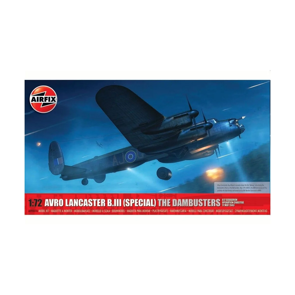 Avro Lancaster B.III (SPECIAL) 'THE DAMBUSTERS', 1/72 - Airfix A09007A