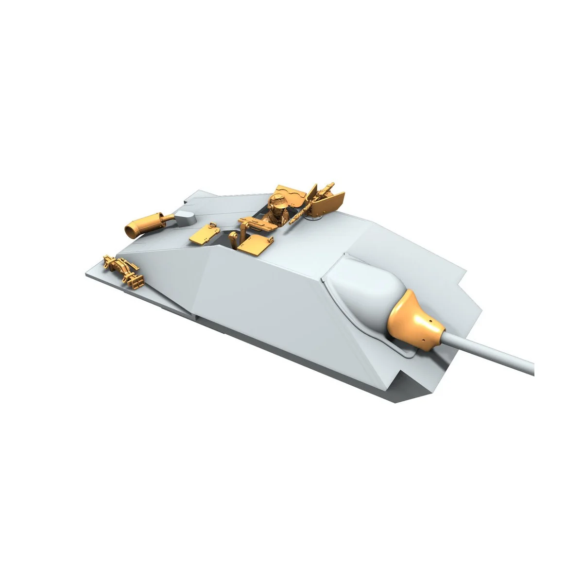 Hetzer Exterior Detail Set for Vespid Model, 1/72 - CMK 129-2063