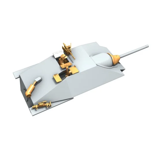 Hetzer Exterior Detail Set for Vespid Model, 1/72 - CMK 129-2063