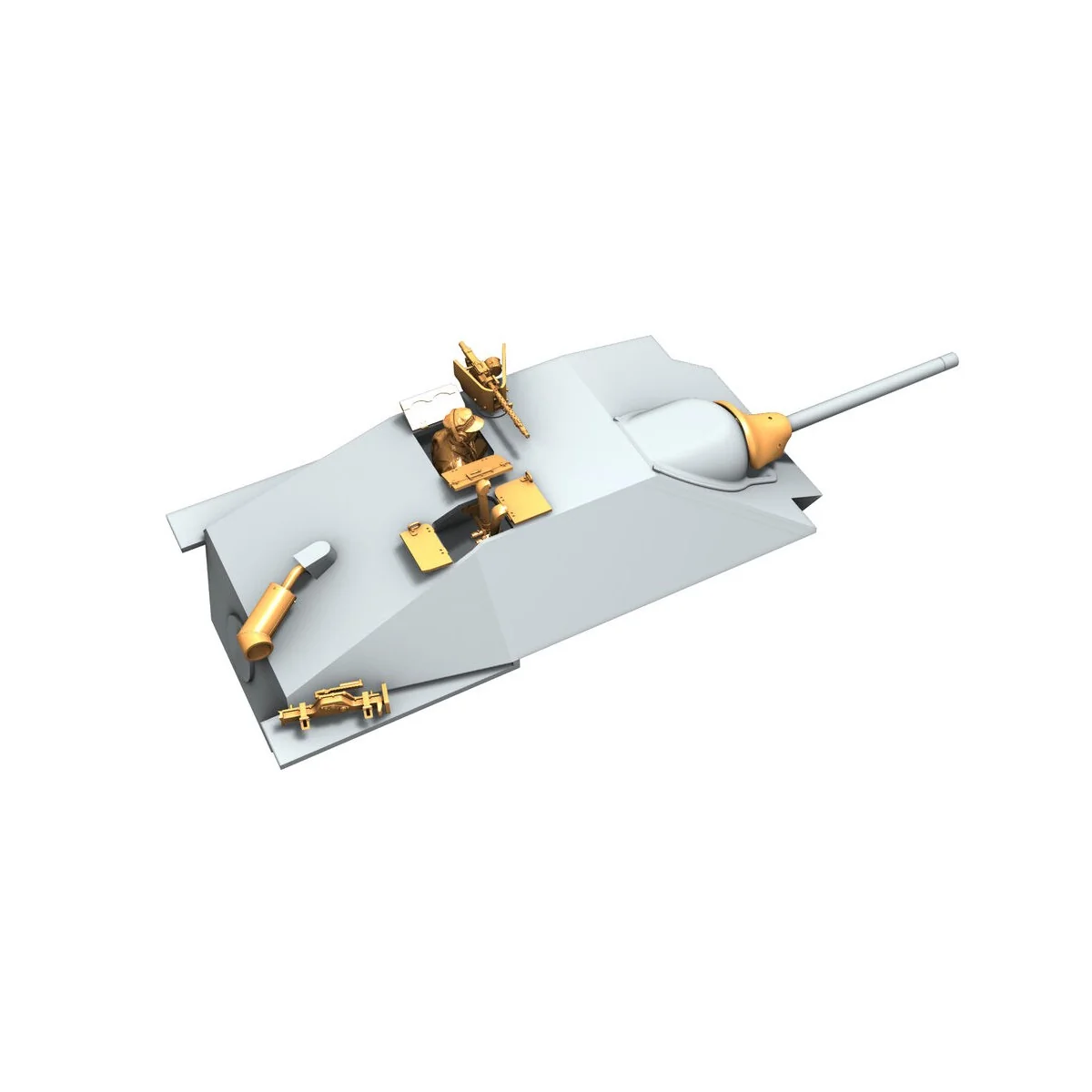 Hetzer Exterior Detail Set for Vespid Model, 1/72 - CMK 129-2063