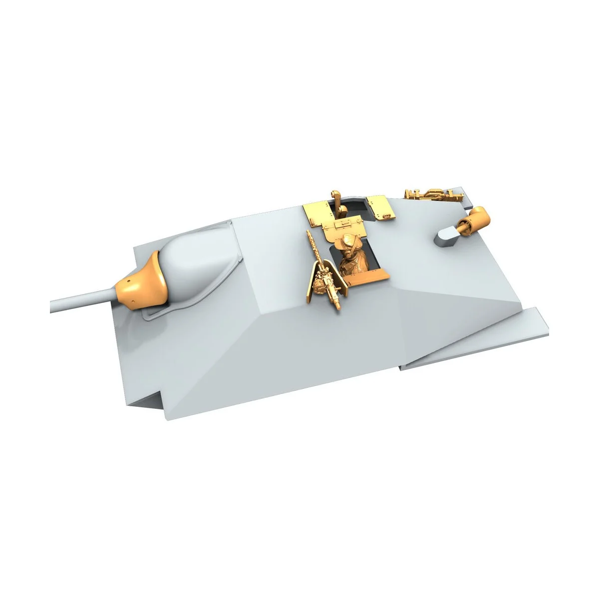 Hetzer Exterior Detail Set for Vespid Model, 1/72 - CMK 129-2063