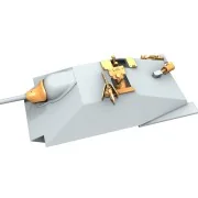 Hetzer Exterior Detail Set for Vespid Model, 1/72 - CMK 129-2063