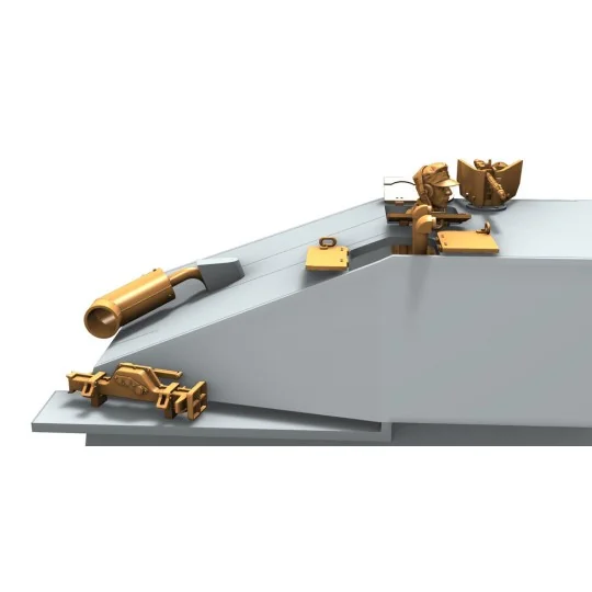 Hetzer Exterior Detail Set for Vespid Model, 1/72 - CMK 129-2063