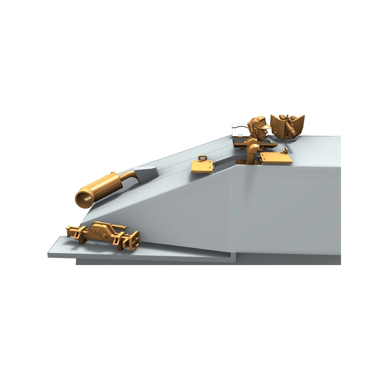 Hetzer Exterior Detail Set for Vespid Model, 1/72 - CMK 129-2063