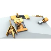 Hetzer Exterior Detail Set for Vespid Model, 1/72 - CMK 129-2063