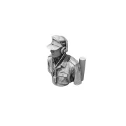 German Tank Crew (Driver) Half Figure, 1/35 - CMK 129-F35411