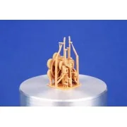 Vickers K machine gun (two - with ring/bead and reflector gun sight... Vickers K machine gun (two - with ring/bead and reflector gun sight...