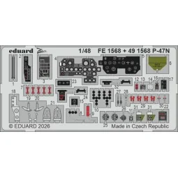 P-47N for Miniart, 1/48 - Eduard Accessories FE1568