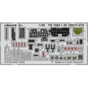 P-47N for Miniart, 1/48 - Eduard Accessories FE1568