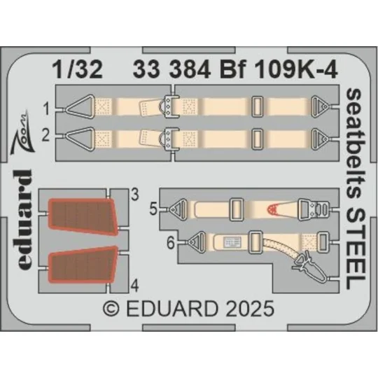 Bf 109K-4 for Kotare, 1/32 - Eduard Accessories BIG33169