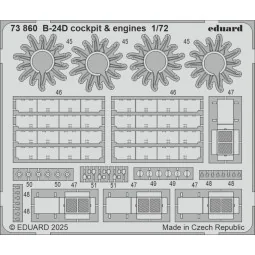 B-24D part I for Airfix, 1/72 - Eduard Accessories BIG72189