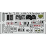 P-47D Razorback for Miniart, 1/48 - Eduard Accessories BIG49468