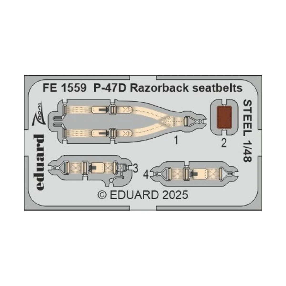 P-47D Razorback for Miniart, 1/48 - Eduard Accessories BIG49468