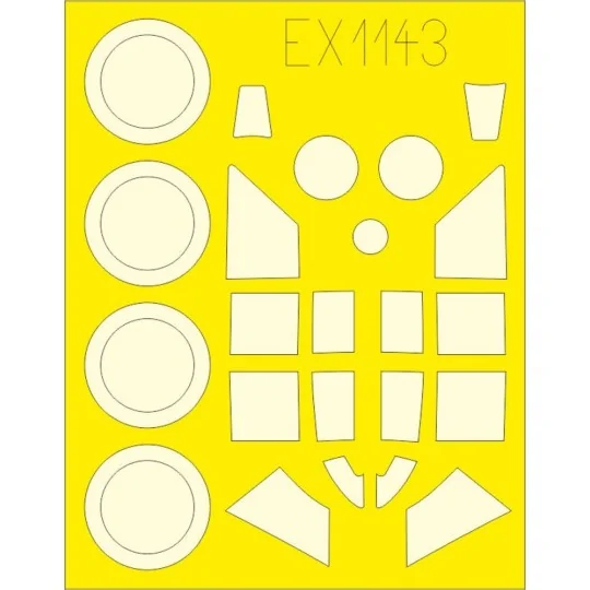 P-47D Razorback for Miniart, 1/48 - Eduard Accessories BIG49468
