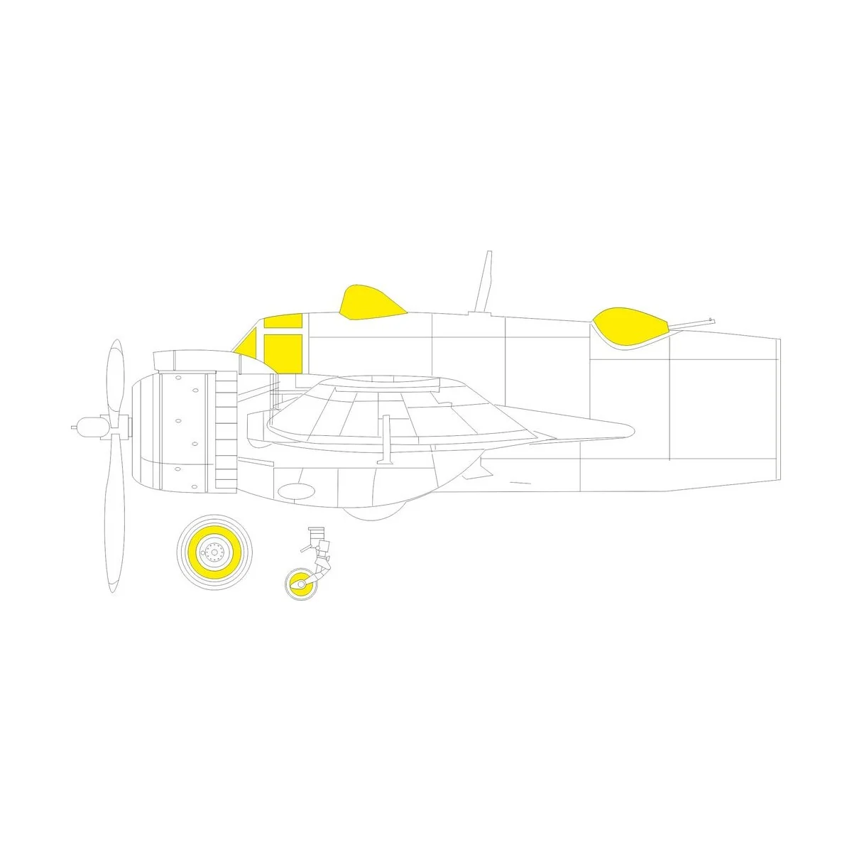 Beaufighter Mk.VI for Revell - Eduard Accessories EX1148