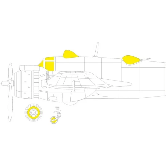 Beaufighter Mk.VI Tface for Revell - Eduard Accessories EX1149