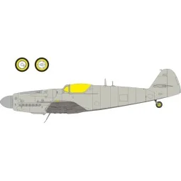 S-199 bubble canopy Tface for Eduard, 1/48 - Eduard Accessories EX1158