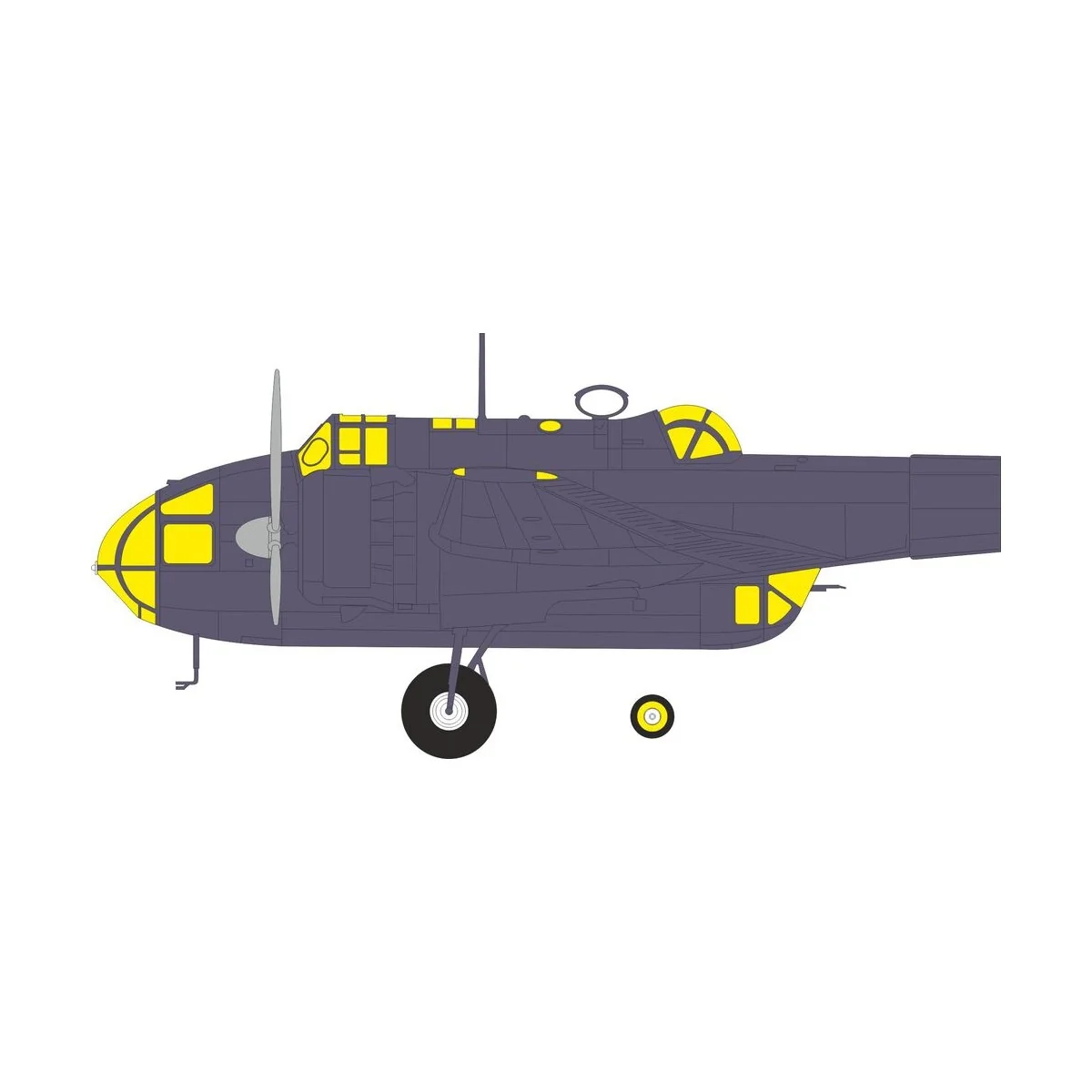 Hampden B Mk.I for ICM, 1/48 - Eduard Accessories EX1163 Hampden B Mk.I for ICM, 1/48 - Eduard Accessories EX1163