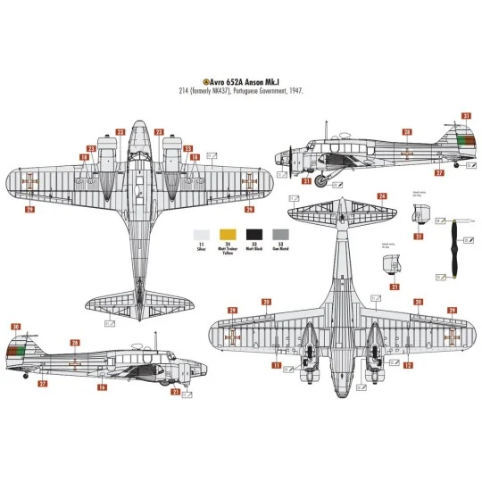 Avro Anson Mk.I, 1/48 - Airfix A09191A