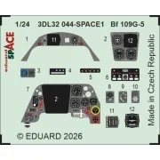 Bf 109G-5 SPACE for Airfix, 1/24 - Eduard Accessories 3DL32044 Bf 109G-5 SPACE for Airfix, 1/24 - Eduard Accessories 3DL32044