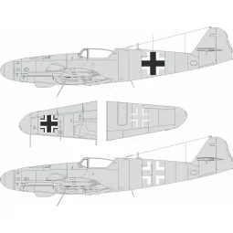 Bf 109G-5/6 national insignia for Airfix, 1/24 - Eduard Accessories...